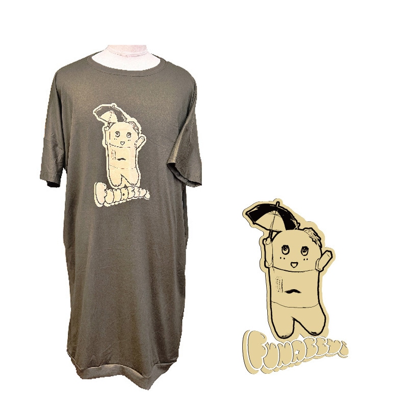 FL ロングTシャツ(パラソル)カーキFサイズ