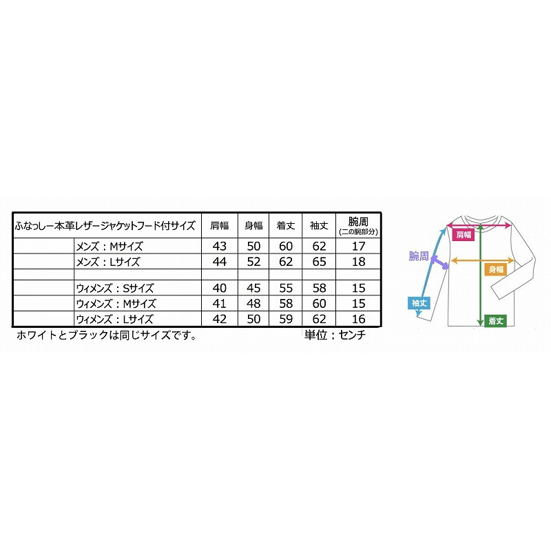 ふなっしー 本革レザージャケットフード付 ブラック