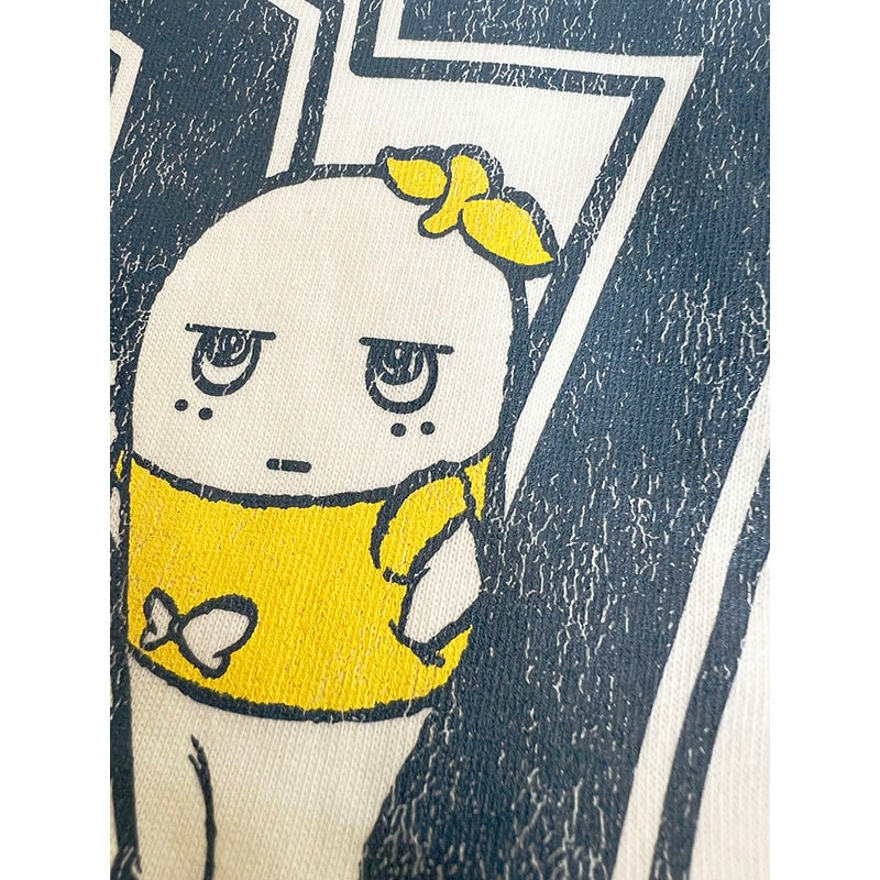 FL ジト目ふなっしー ナンバーTシャツ(グレージュ)