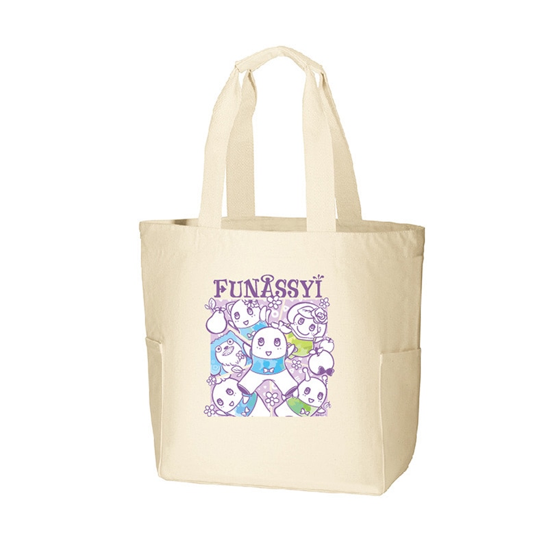 FL OH!FUNASSYI! 厚手キャンバスマルチトートバッグ