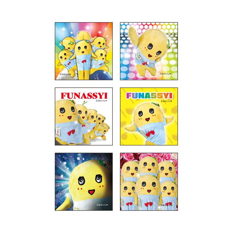 ふなっしー たった一梨の大感謝祭 ブラインドcdジャケット風缶バッジコレクション 全6種 ファッション小物 ふなっしーland 公式web Shop