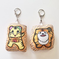 FL アクリルツインカラビナホルダー（実写ふなっしー