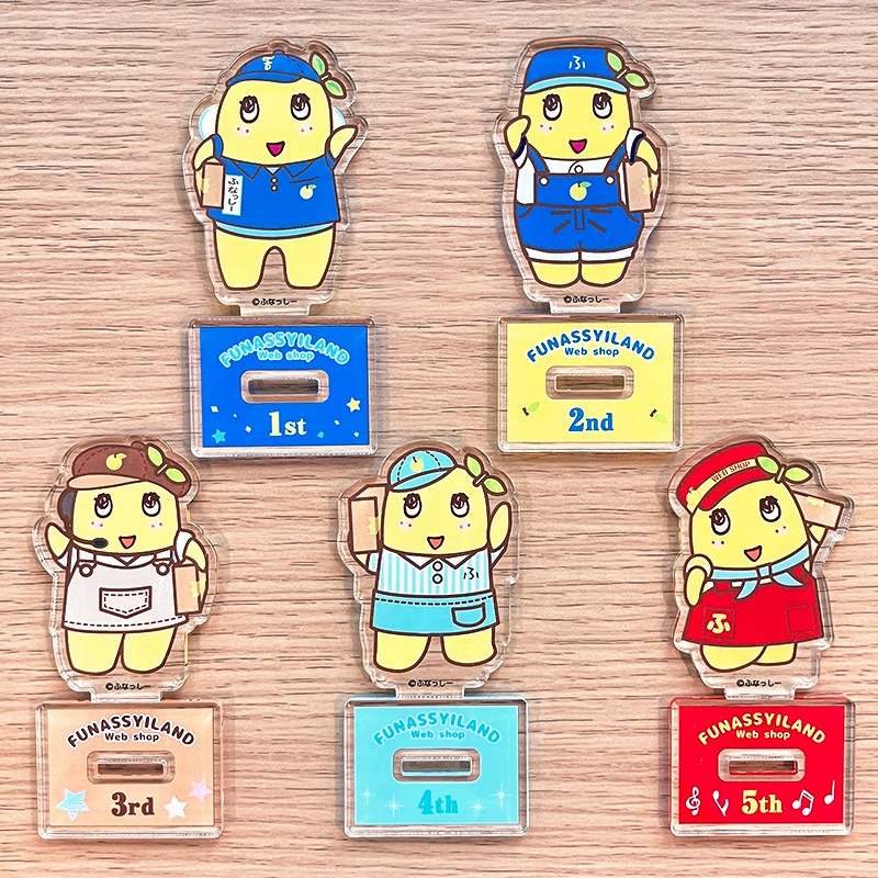 ふなっしーLAND ふなっしーWEB10周年記念アクリルスタンドA（全5