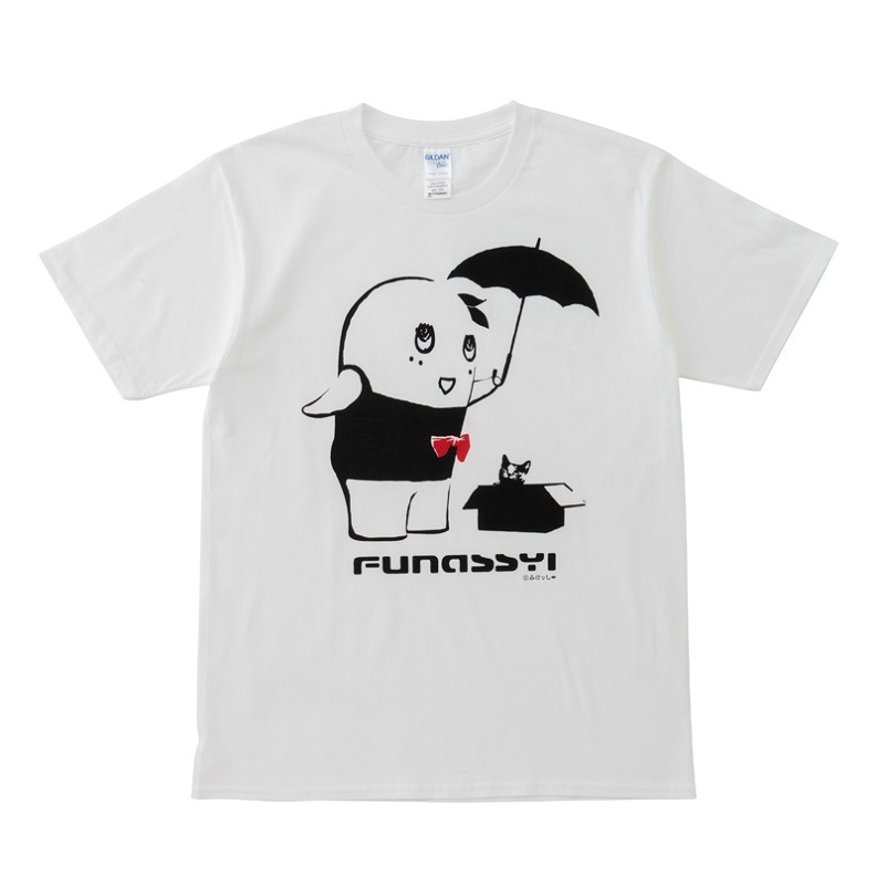 ステンシルふなっしーtシャツ ホワイト アパレル ふなっしーland 公式web Shop