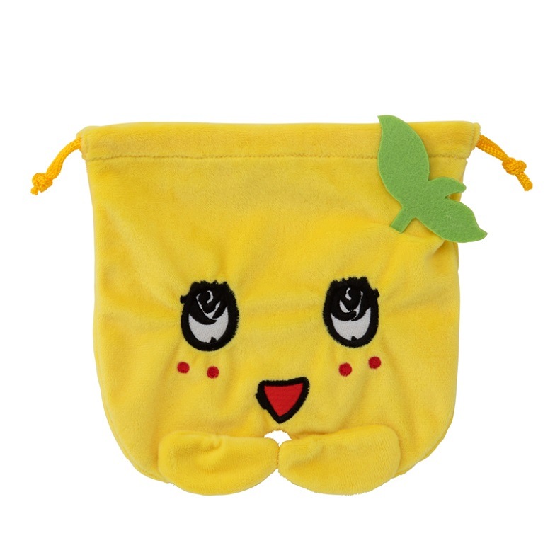 ふなっしー ケツアゴぬいぐるみ巾着 バッグ ポーチ ふなっしーland 公式web Shop
