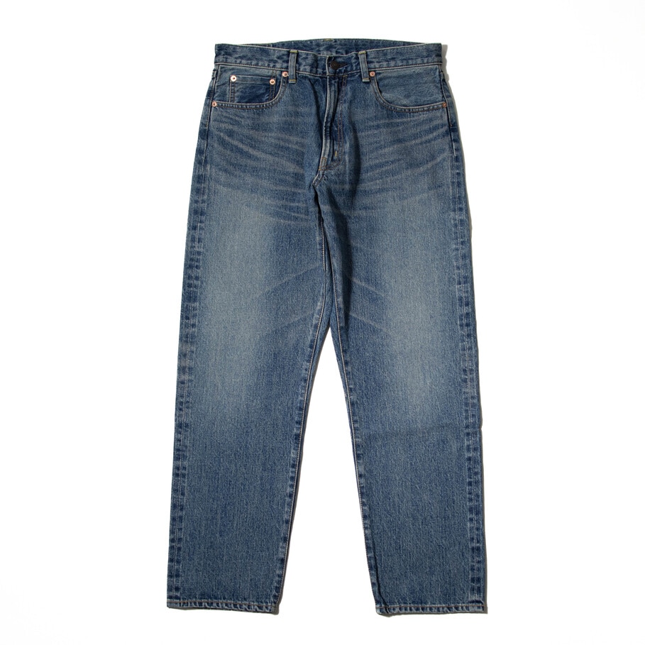 FOB Factory F160 SELVEDGE 66 DENIM 5P (BK Black Used Wash)