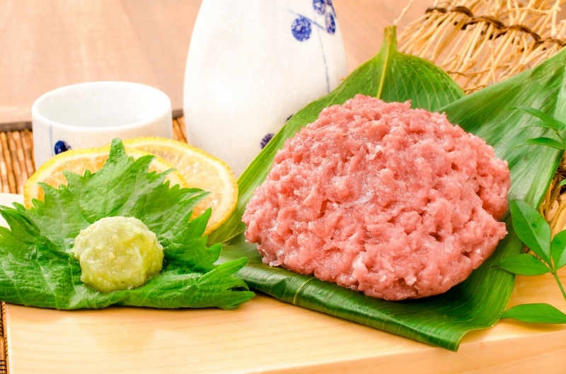 送料無料 ネギトロ ねぎとろ 本マグロ入り王様のネギトロ 100g