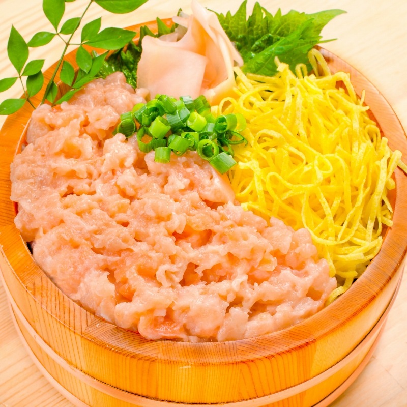 ネギサーモン　（他の方は買えません！！） 楽天市場】天然まぐろ&サーモンねぎとろ食べ比べセット マグロ