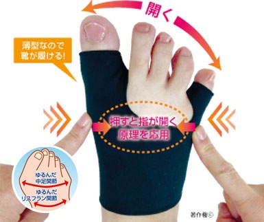 【Sale】外反外反内反【薄型】サポーター(両足入り)/AKC-006-sale