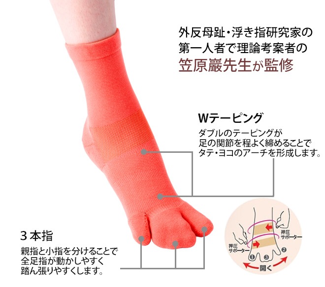 【限定販売】【まとめ買い割引対象商品】Flamingo3Gバランスウォーキン【パイル編み2mm/クルー丈/ブラック】/IK32901UB/フラミンゴ