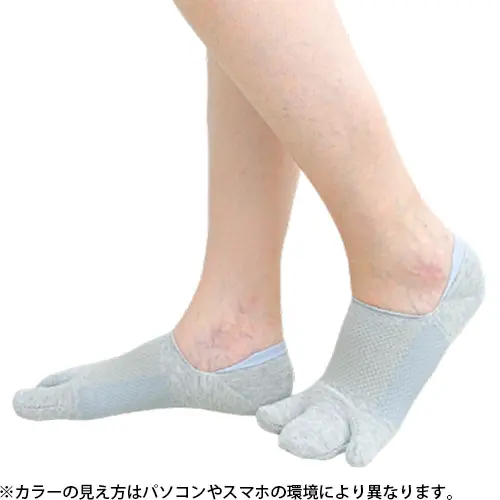 【まとめ買い割引対象商品】外反内反・浮き指サポーター3本指テーピング靴下(カバーソックスタイプ)/AKA-010a