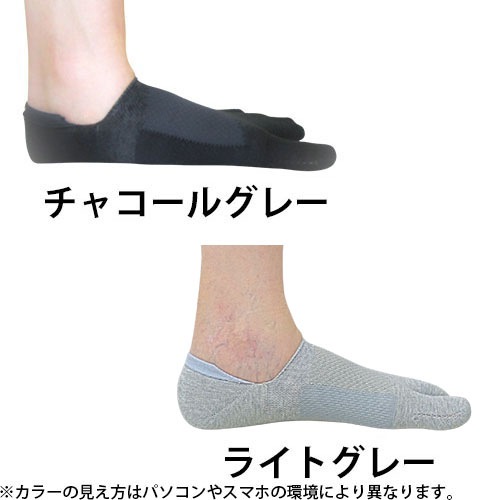【まとめ買い割引対象商品】外反内反・浮き指サポーター3本指テーピング靴下(カバーソックスタイプ)/AKA-010a