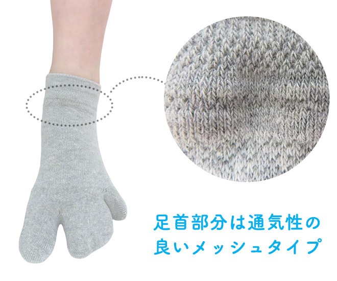 【数量限定/まとめ買い割引対象】歩ソックス【つま先かかと薄いパイル編み/スニーカー丈】/AKA-017