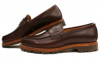 Locking Shoes ロッキングシューズ by FootMonkey フットモンキー  ローファー PENNY LOAFER 1028 （ダークブラウン） ビブラムモンターニャソール カジュアル