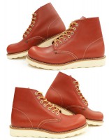 RED WING 8166 【US5/23.0cm】 【7448】 【正規アウトレット品】 レッド・ウィング 現物画像 ファクトリーセカンド ラウンドトゥ 【上野アメ横フットモンキー】|モデル別|レッ