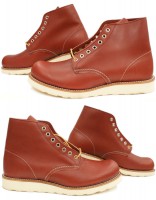 RED WING 8166 【US9.5/27.5cm】 【1812】 【正規アウトレット品】 レッド・ウィング 現物画像 ファクトリーセカンド ラウンドトゥ|モデル別|レッド・ウィング ファクトリー