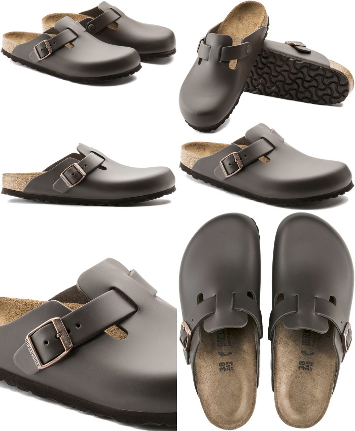 【美品】ビルケンシュトック ボストン ダークブラウン 40 ビルケンシュトック ボストン BIRKENSTOCK BOSTON 060101 ダーク