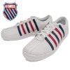 ���������� K-SWISS CLASSIC 88 02248-154 ��WHITE/DRESS BLUE/RIBBON RED�� ���饷�å� ���ˡ����� ���