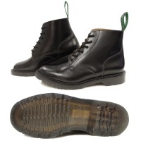 【SALE：20％OFF】 ソロヴェアー SOLOVAIR 474 6 EYE DERBY BOOT ブラック プレーン ブーツ レースアップ|【 S 】|ブランド一覧