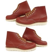 RED WING 8166 【US6.5/24.5cm】 【0057】 【正規アウトレット品】 レッド・ウィング 現物画像 ファクトリーセカンド ラウンドトゥ|モデル別|レッド・ウィング ファクトリー