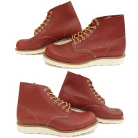 RED WING 8166 【US8.0/26.0cm】 【4498】 【正規アウトレット品】 レッド・ウィング 現物画像 ファクトリーセカンド ラウンドトゥ|モデル別|レッド・ウィング ファクトリー