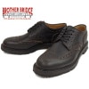BROTHER BRIDGE ブラザーブリッジ NORMAN BBB-D003 エンボスブラック ウィングチップシューズ WINGTIP SHOES ワークブーツ メンズ ブーツ 本革 日本製 |【 