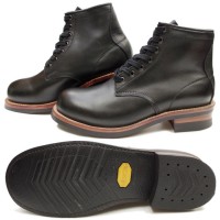 ピストレロ PISTOLERO プレーントゥブーツ 120-01 ブラック 6inch PALIN TOE LACE UP BOOTS |【 P 】|ブランド一覧