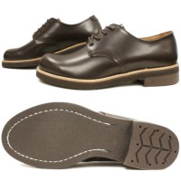 Locking Shoes ロッキングシューズ by FootMonkey フットモンキー PLAIN TOE OXFORD 1030 ダークブラウン|【 L 】|ブランド一覧