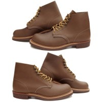 RED WING 8015 【US7.5/25.5cm】 【4151】 【正規アウトレット品】 レッド・ウィング 現物画像 ファクトリーセカンドブラウンスピリットファイヤー|レッドウィング Black