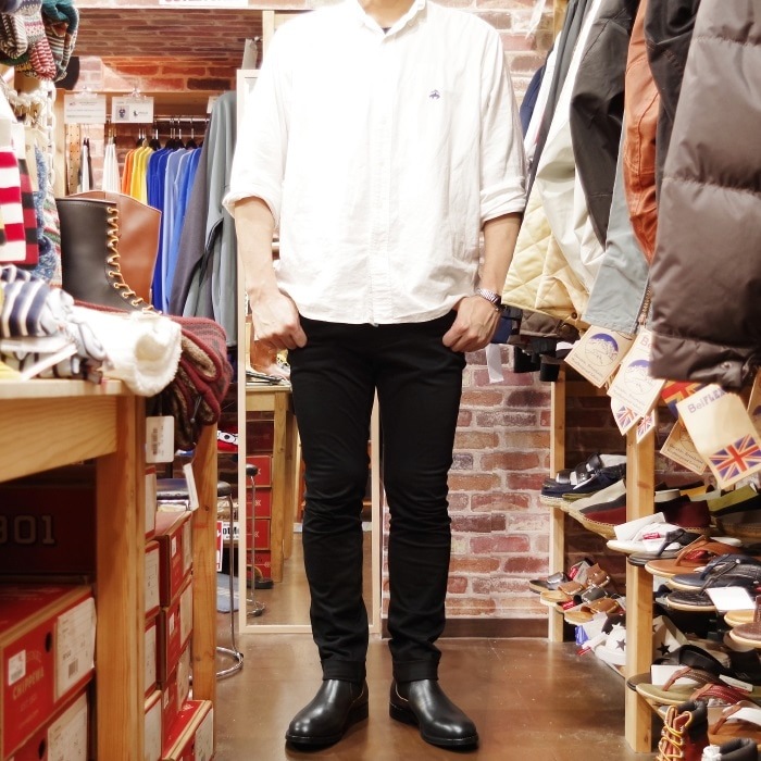WHEEL ROBE ELASTIC SIDE BOOTS ウィールローブ 15074 ブラック