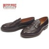 【SALE：20％OFF】 BROTHER BRIDGE ブラザーブリッジ HARRY BBB-234002 ブラウン コインローファー ビジネスシューズ メンズ 本革 スリッポン ワークドレス 日本