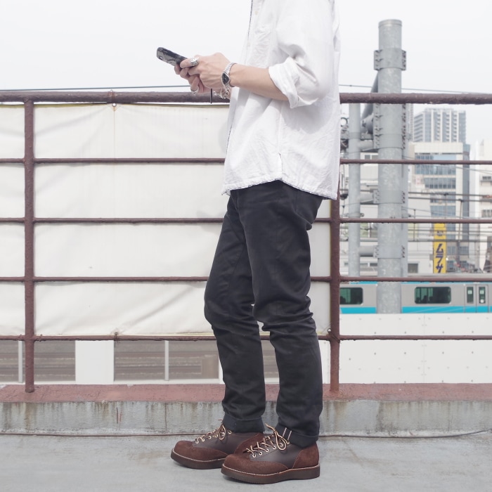 ヴァイバーグ VIBERG LACE TO TOE OXFORD モカラフアウト/モカスムース