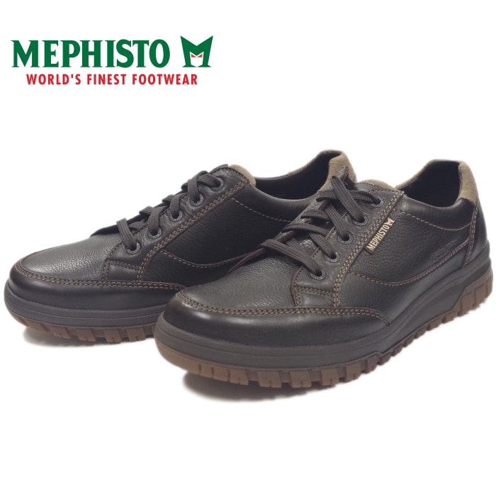 極美品　MEPHISTO AIR-JET シボ革　デッキ　革靴　スニーカー 極美品MEPHISTO AIR-JET シボ革デッキ革靴スニーカー