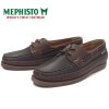 メフィスト ボーティング MEPHISTO BOATING 100/151 GRIZZLY BLACK デッキシューズ メンズ カジュアルシューズ レザー 本革 ボートシューズ ポルトガル製 |【 M