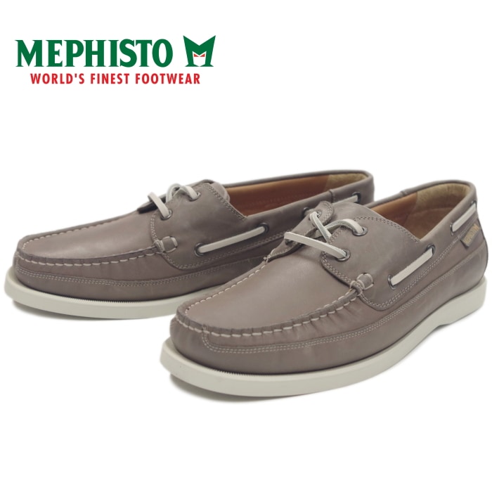 Mephisto メフィスト27cm レザー デッキシューズ - メルカリ