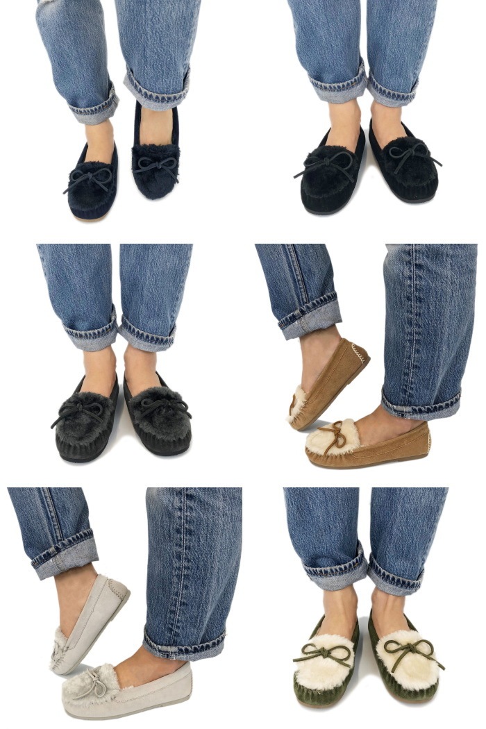 交換送料片道無料 ミネトンカ モカシン キーラ スリッパー KYLAH