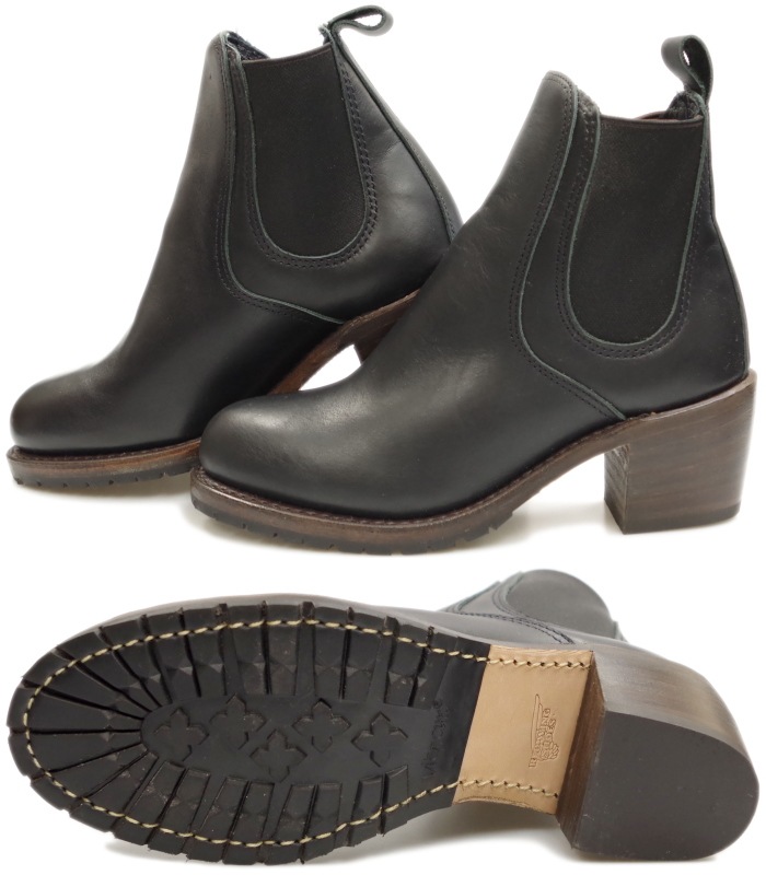 レッドウィング ブーツ レディース 本革 RED WING 3473 ［Black