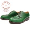 【SALE：20％OFF】 WHEEL ROBE ウィールローブ HEAVY STITCHING MOC TOE 15078 ベルベットグリーン FootMonkey別注 ビジネスシューズ メンズ 本