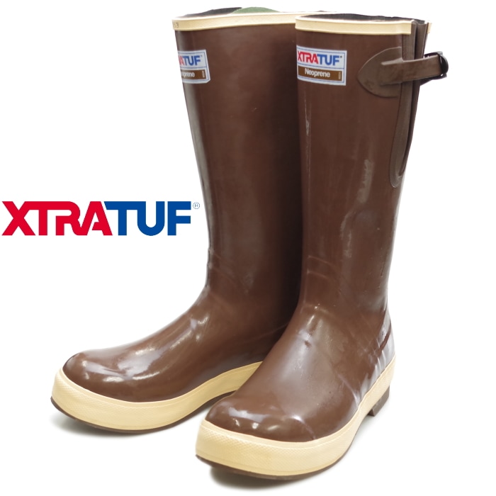 XTRATUF 防水レザーミッドカットブーツ ブラウン （TIMBERLAND