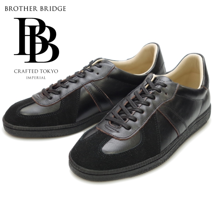 ブラザーブリッジ　brotherbridge　ジャーマントレーナースエード深緑 ブラザーブリッジ brotherbridge ジャーマントレーナースエード深緑