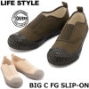 【SALE：30％OFF】 コンバース ビックC ローカット CONVERSE BIG C FG SLIP-ON スリッポン スニーカー メンズ キャンバス 撥水 フィッシングシューズ|【 C 】|ブ