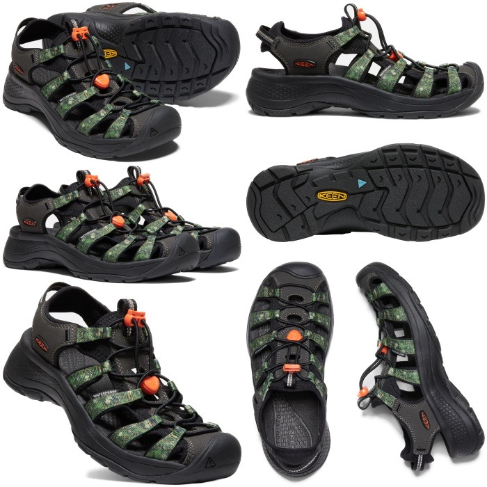 美品♪ キーン スポーツサンダル アストリア シルバー ウォータープルーフ キーン アストリア KEEN ASTORIA WEST SANDAL スポーツサンダル