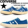 ����С��� ������&�С��� �������� �������å� CONVERSE STAR&BARS US SUEDE �ӥ�ơ����֥롼 ���ˡ����� ��� �쥶�� ������