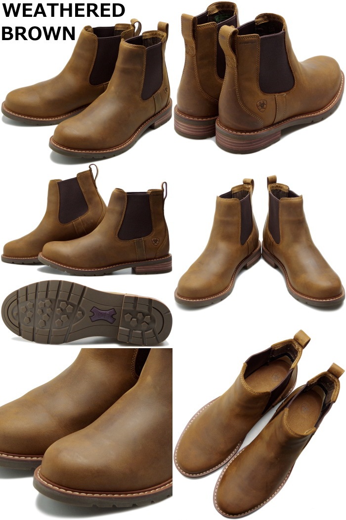 アリアット　サイドゴアブーツ アリアット ARIAT サイドゴアブーツ メンズ Spot Hog Boot