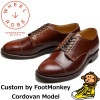 WHEEL ROBE CORDOVAN STRAIGHT TIP BLUCHER ウィールローブ 15073C コードバン #No.4 ストレートチップシューズ ビジネスシューズ メンズ 本革 キャッ