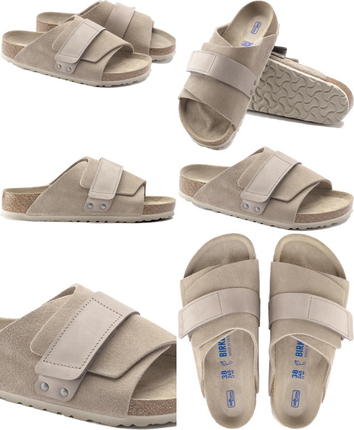 BIRKENSTOCK ビルケンシュトック Kyoto キョウト グレイトープレディース