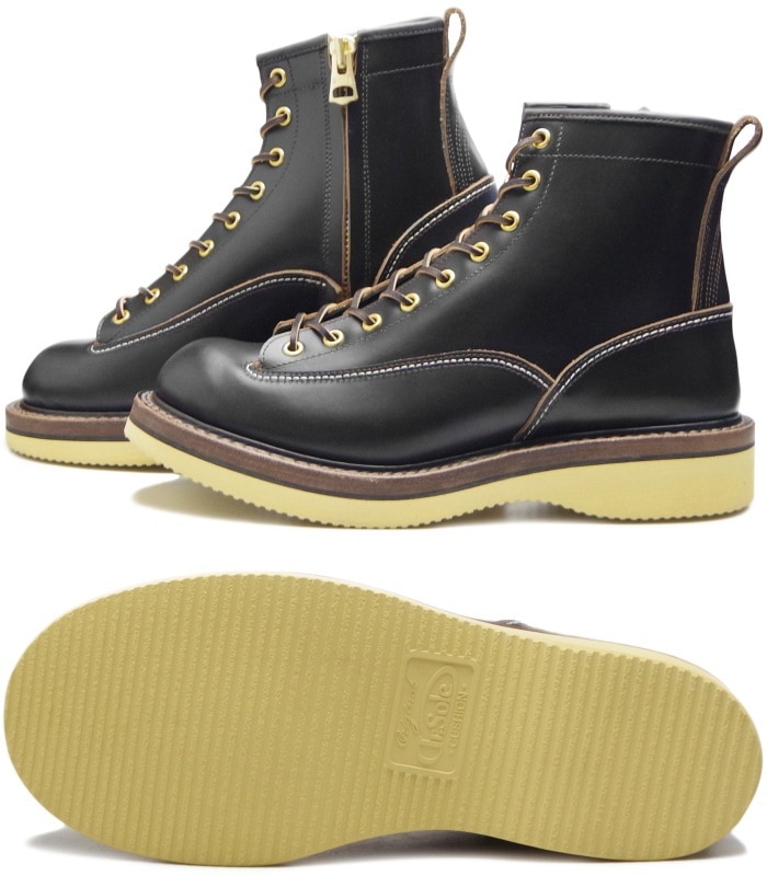 SPPN BOOTS スッピン SP-06L ブラック 6-INCH LACE TO TOE BOOTS 6