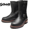 Schott ENGINEER BOOTS ショット エンジニアブーツ S23001 ブラック ワークブーツ メンズ 本革 エンジニア ブーツ レザー バイカーブーツ ミリタリーブーツ 革靴 バイク靴