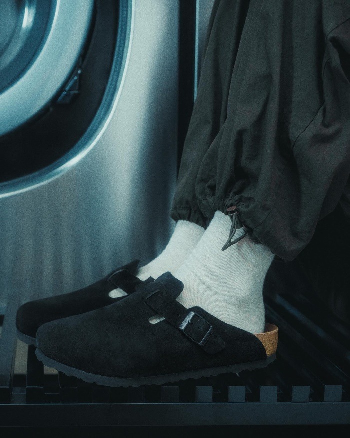 BIRKENSTOCK ボストン ブラック クロッグサンダル 37 楽天市場