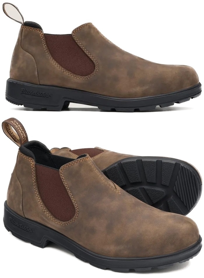 Wolverine ブラウン サイドゴアブーツ レザー ブランドストーン オリジナル Blundstone BS2036 ORIGINALS LOW